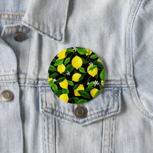 Watercolor Lemon 2 7.5 Cm Round Badge