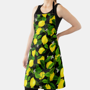 Watercolor Lemon 2 Apron