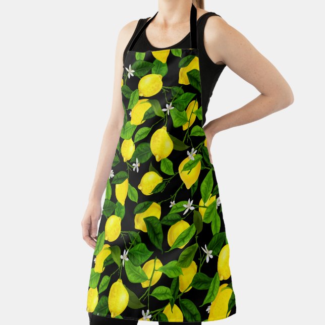 Watercolor Lemon 2 Apron (Insitu)