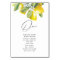Watercolor Lemon Blossom Seating Chart