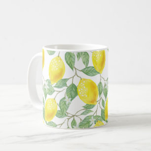 Watercolor Lemon Coffee Mug