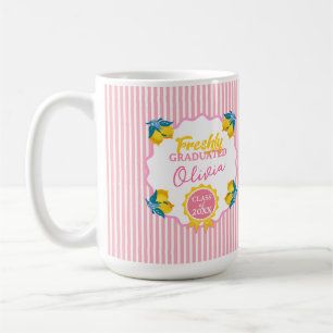 Watercolor Lemon Freshly Graduated Party Class 26 Coffee Mug