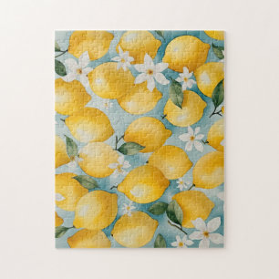 Watercolor Lemon/fruit Jigsaw Puzzle