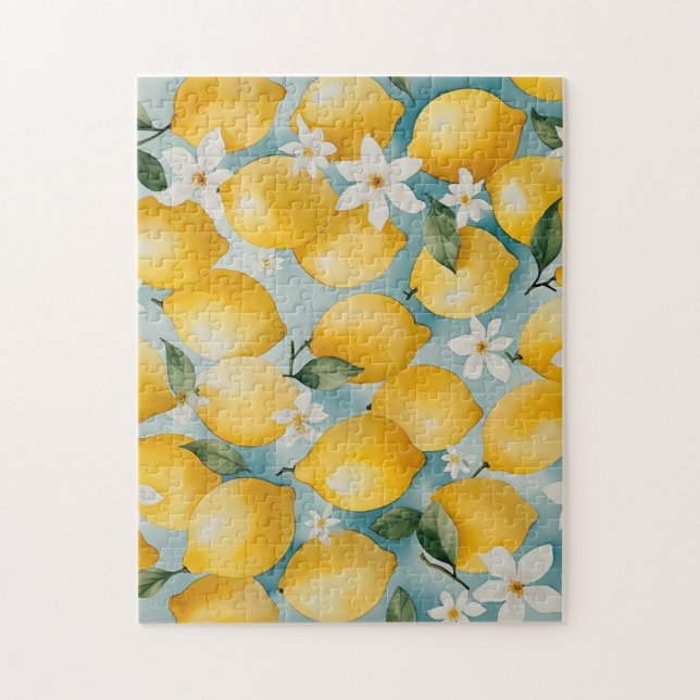 Watercolor Lemon/fruit  Jigsaw Puzzle (Vertical)
