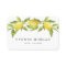 Watercolor Lemon Greenery Garland Rustic