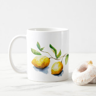 Watercolor Lemon Mug