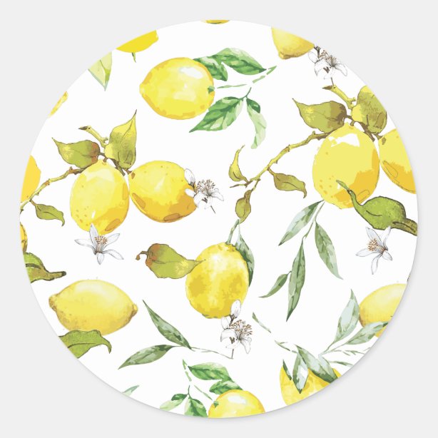 Lemon Stickers & Labels | Zazzle UK