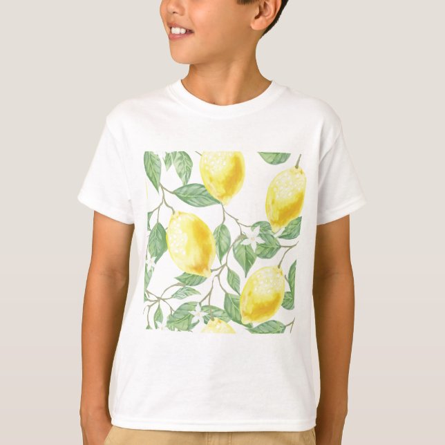 Watercolor Lemon T-Shirt (Front)