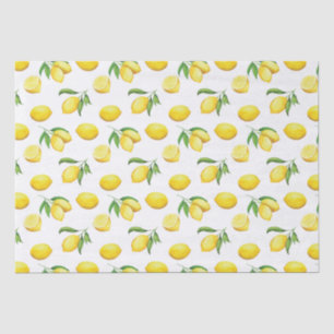 Watercolor Lemon  Wrapping Paper