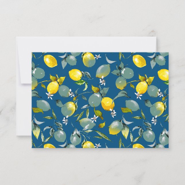 Watercolor lemons 29 announcement (Front)