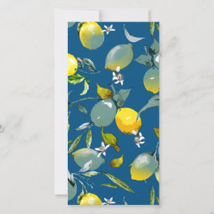 Watercolor lemons 29 save the date