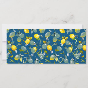 Watercolor lemons 29 save the date