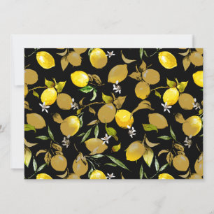 Watercolor lemons 30 announcement