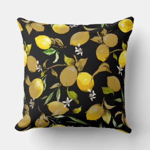 Watercolor lemons 30 cushion