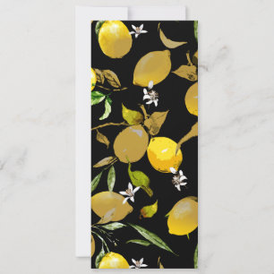 Watercolor lemons 30 save the date