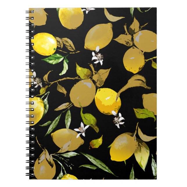 Watercolor lemons 31 notebook (Front)