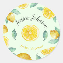 Watercolor lemons customisable