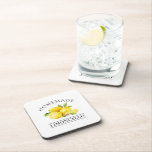 Watercolor Lemons Homemade Limoncello Coaster<br><div class="desc">Watercolor Lemons Homemade Limoncello Coaster</div>