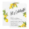 Watercolor Lemons Let's Celebrate Typography