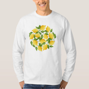Watercolor lemons wreath T-Shirt