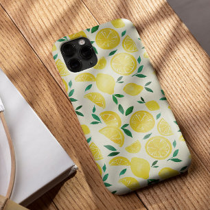 Watercolor lemons - yelllow and green iPhone 13 case