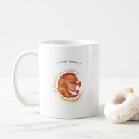 Watercolor Leo Astrology Zodiac Sign | Monogram