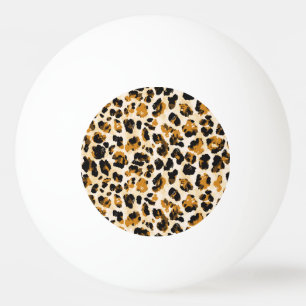 Watercolor leopard skin, tie-dye gradient. ping pong ball