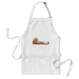 Watercolor Leopard Standard Apron
