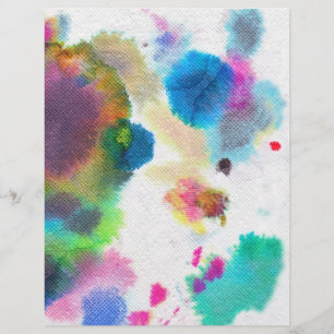 Watercolor Letter Paper!