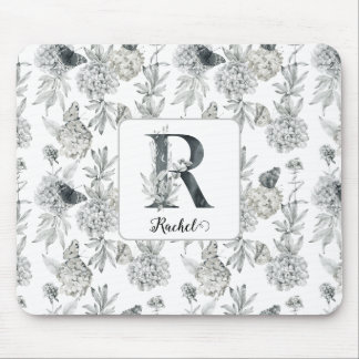 Watercolor letter R Mouse Mat