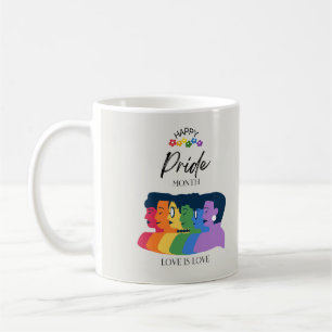 Watercolor LGBTQ PRIDE Month Party Coffee Mug