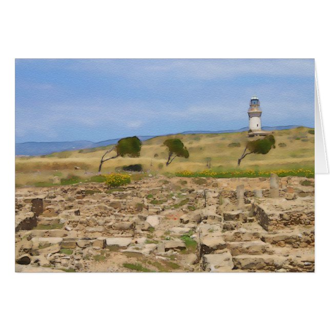 Watercolor lighthouse (Front Horizontal)