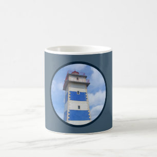 Watercolor lighthouse coffee mug