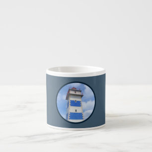 Watercolor lighthouse espresso cup