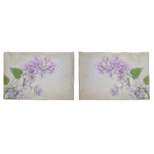 Watercolor Lilac Branch Pillowcase