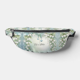 Watercolor Lily of the Valley Fanny Pack