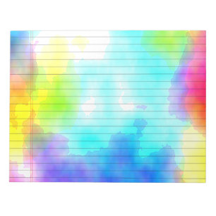 Watercolor Lined Notepad