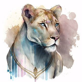 Watercolor Lioness 3 T-Shirt