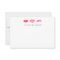 Watercolor Lips | Personalised Flat Notecards