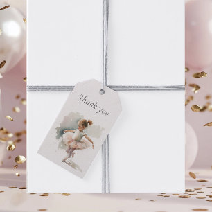 Watercolor Little Ballerina Gift Tags