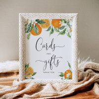 Watercolor little cutie cards and gifts poster