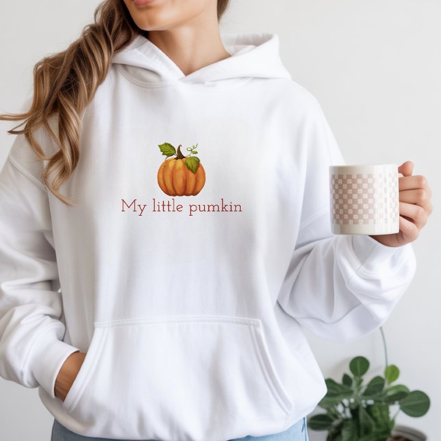 Watercolor little pumkin party thanksgiving hoodie (Creator Uploaded)