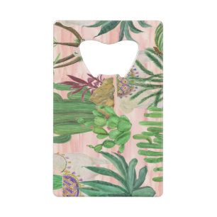 Watercolor llamas and cacti pattern.