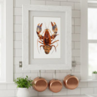 Watercolor Lobster Crustaceancore