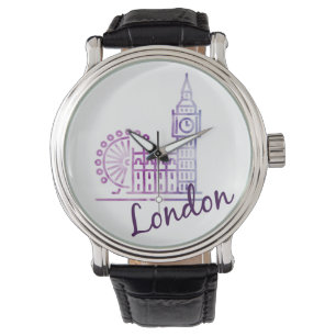 Watercolor London, Big Ben Watch