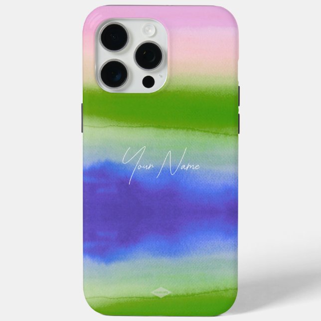 Watercolor Look Cell Phone Case (Back)