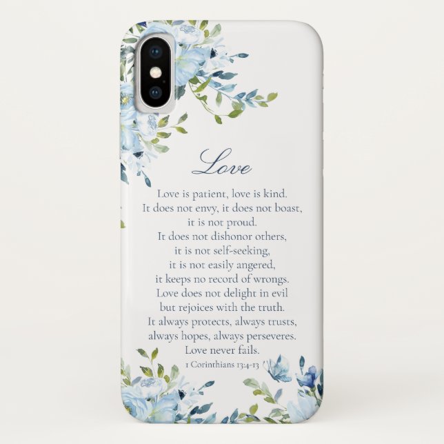 Watercolor Love is Patient Case-Mate iPhone Case (Back)
