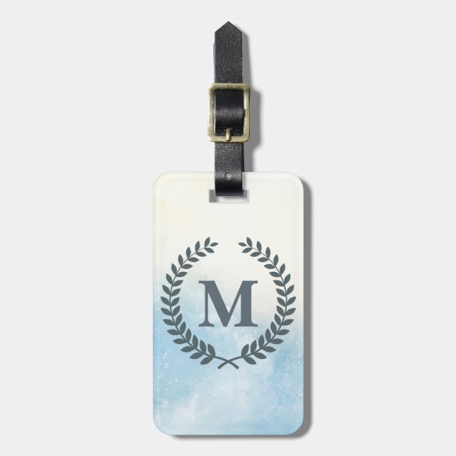 Watercolor Luggage Tag (Front Vertical)