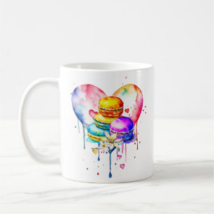 Watercolor Macarons Coffee Mug