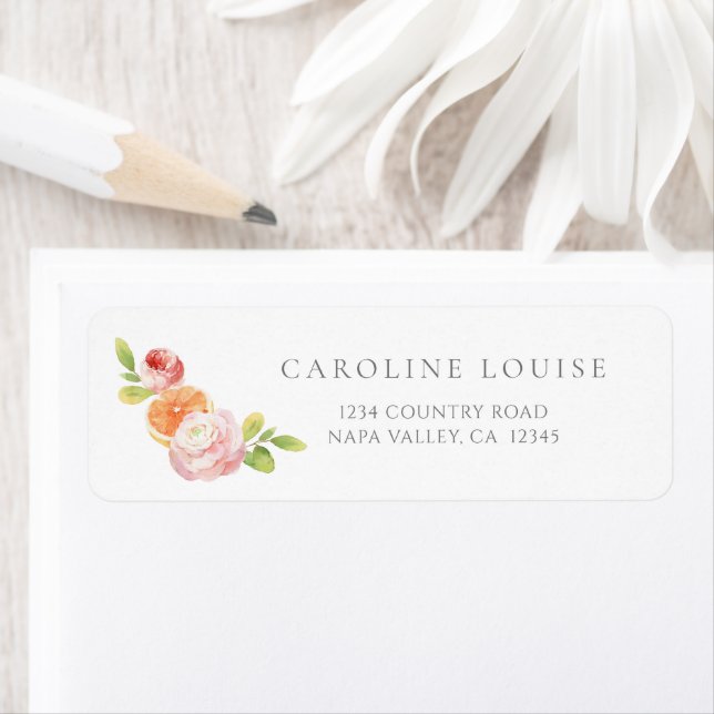 Watercolor Macaroons Address (Insitu)